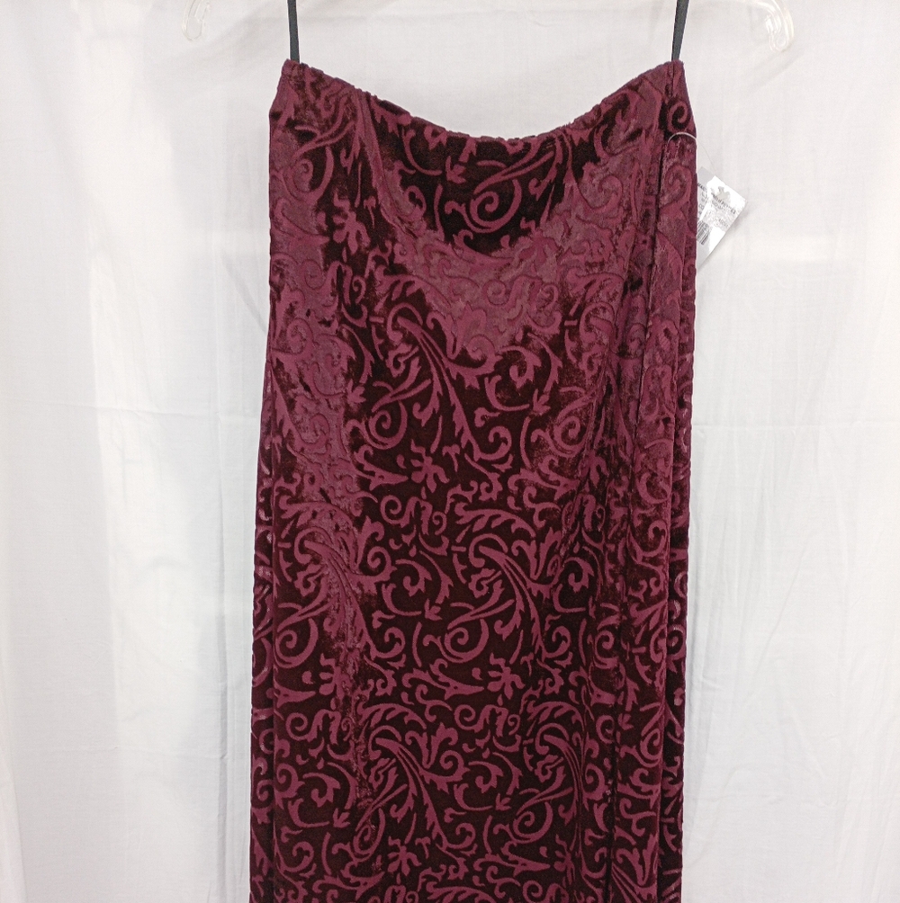 Amanda Smith Rich Burgundy Fabric